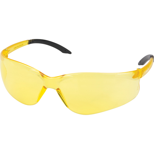 Lunettes de s&eacute;curit&eacute; s&eacute;rie Z2400, Lentille Ambr&eacute;e, Anti-&eacute;gratignures, ANSI Z87+/R&eacute;pond ou surpasse la norme CSA Z94.3 We Share Industrial Supply