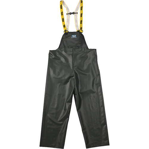Journeyman Chemical Resistant Rain Bib Pants, 3X-Large, Green, Polyester/PVC We Share Industrial Supply