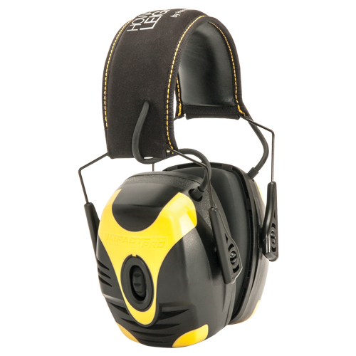 Impact&reg; Pro Industrial Earmuffs, Headband, 30 NRR dB We Share Industrial Supply