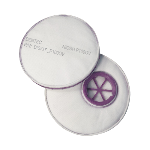 Filtre pour respirateur Diskit, Filtre contre les particules avec suppresion de vapeurs nuisibles, Vapeur organique/Filtre P100 We Share Industrial Supply