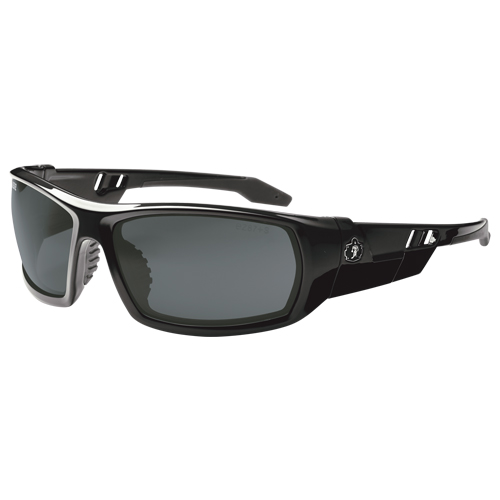 Lunettes de s&eacute;curit&eacute; Skullerz Odin, Lentille Fum&eacute;e, Anti-&eacute;gratignures/Polaris&eacute;, ANSI Z87+/R&eacute;pond ou surpasse la norme CSA Z94.3 We Share Industrial Supply