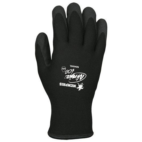 Gants N9690 Memphis Ninja Ice, 8/Moyen, R&ecirc;vetement PVC, Calibre 15, Enveloppe en Acrylique/Tissu &eacute;ponge We Share Industrial Supply