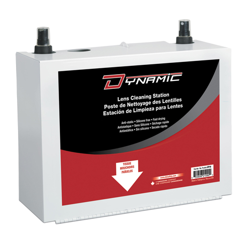 Poste de nettoyage de lentilles Dynamic, M&eacute;tal, 8" lo x 5" p x 6" h We Share Industrial Supply