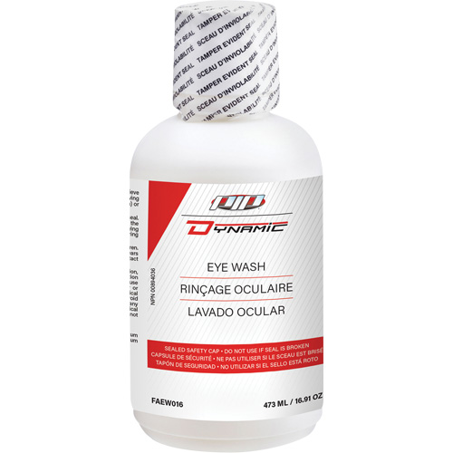 Solution pour douche oculaire Dynamic, 16 oz We Share Industrial Supply