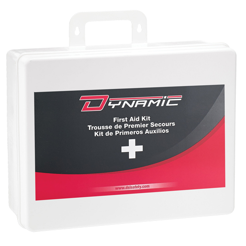 Trousse de premiers soins Ontario Dynamic, Dispositif m&eacute;dical Classe 2, Boîte en plastique We Share Industrial Supply