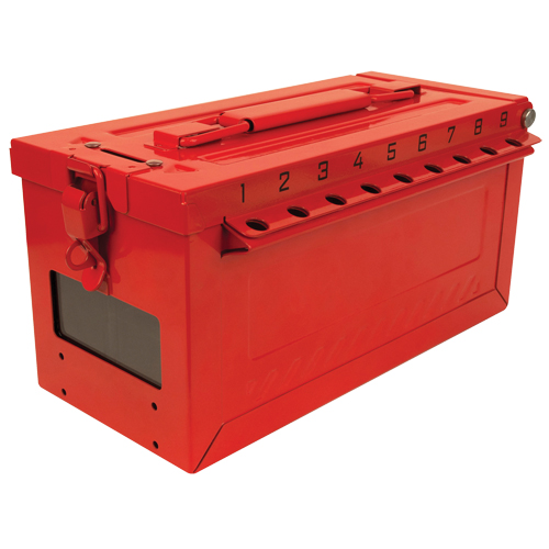 Small Group Lock Box, Red We Share Industrial Supply