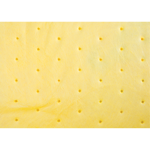 Premium Caution Pads, Universal, 15" x 18", 24.4 gal. Absorbancy We Share Industrial Supply