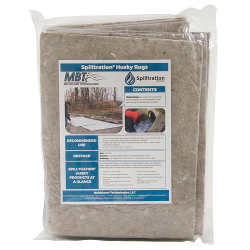 Spilltration Husky Rugs, 32" W x 4' L, Heavyweight We Share Industrial Supply