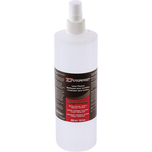 Solution antibu&eacute;e pour nettoyer les lentilles Dynamic, 500 ml We Share Industrial Supply