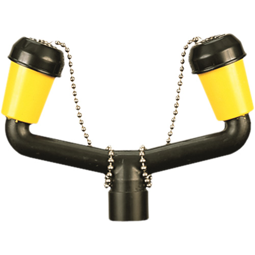 Ensemble de pommeaux doubles pour douche oculaire We Share Industrial Supply