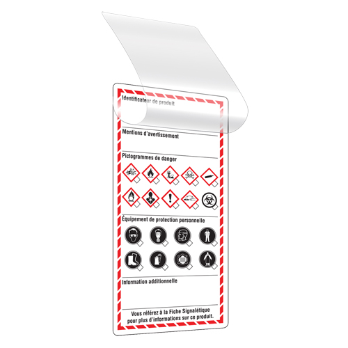 Self-Laminating Workplace Tags, Cardstock, 3" W x 6" H, French We Share Industrial Supply