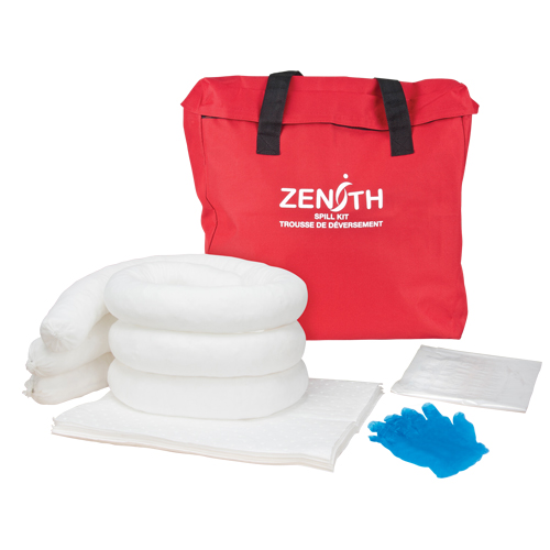 Spill Kit, Oil Only, Bag, 5 US gal. Absorbancy We Share Industrial Supply