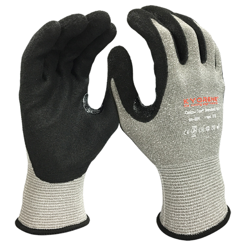 Gants r&eacute;sistants aux coupures, Taille Grand/9, Calibre 13, Rev&ecirc;tement Mousse de nitrile, Enveloppe en Kyorene, ANSI/ISEA 105 niveau 3/EN 388 niveau C We Share Industrial Supply