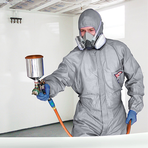 ProPlus Gard Protective Coveralls, Nylon, Large, Grey We Share Industrial Supply