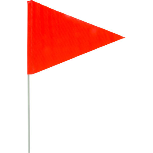 Snow Flag, Red, 6' H We Share Industrial Supply