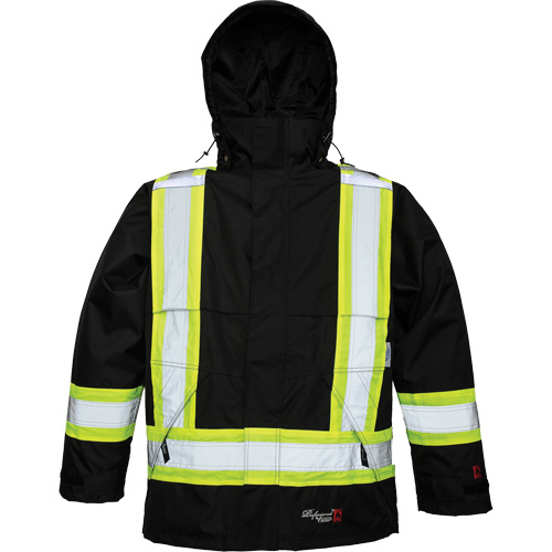 Manteau Journeyman, Polyester/Polyur&eacute;thane, Noir, Petit We Share Industrial Supply