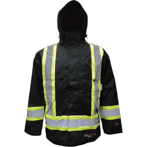 Manteau isol&eacute;, Polyester/Polyur&eacute;thane, Noir, Petit We Share Industrial Supply