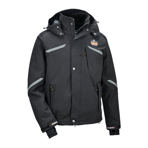 Manteau thermique N-Ferno 6466, Hommes, Petit, Noir We Share Industrial Supply