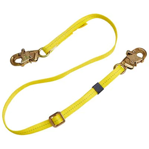 Web Adjustable Positioning Lanyard, 1 Legs, 4', CSA Class B, Polyester We Share Industrial Supply
