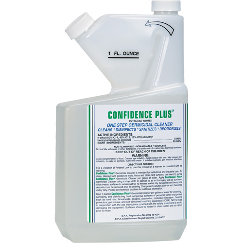 Nettoyant germicide pour respirateur Confidence Plus, Liquide We Share Industrial Supply