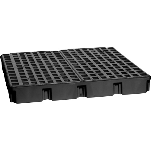 Modular Spill Platform, 60.5 US gal. Spill Capacity, 51.5" x 51.5" x 6.5" We Share Industrial Supply