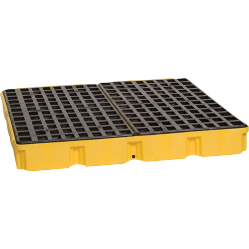 Plateforme de d&eacute;versement modulaire, Capacit&eacute; de d&eacute;versement 60,5 gal. US, 51,5'' x 51,5'' x 6,5" We Share Industrial Supply