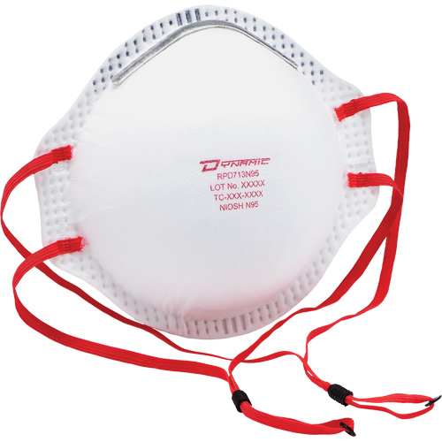 Dynamic Particulate Respirator, N95, NIOSH Certified, One Size We Share Industrial Supply