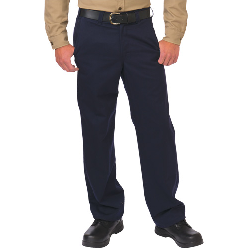 Pantalon de travail de protection contre l'arc &eacute;lectrique, 28, x 34, Bleu marin, 12,4 cal/cm2 We Share Industrial Supply