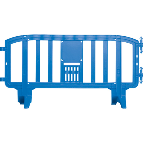 Barricade Movit, Emboîtables, 78" lo x 39" h, Bleu We Share Industrial Supply