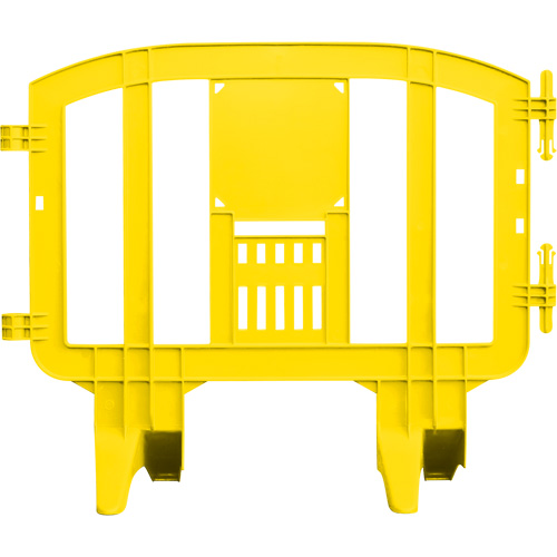 Minit Barricade, Interlocking, 49" L x 39" H, Yellow We Share Industrial Supply