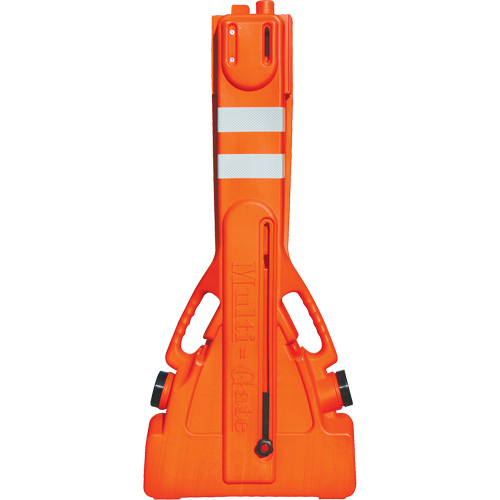 Barricade Multi-Gate, 43" h x 90" lo, Orange We Share Industrial Supply