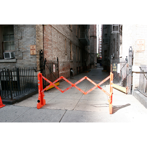 Barricade Multi-Gate, 43" h x 90" lo, Orange We Share Industrial Supply