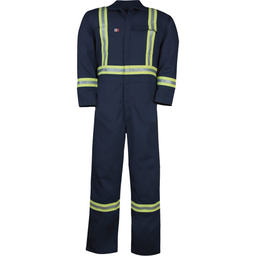 Westex UltraSoft&reg; Unlined Coveralls, Size Large (Tall), Navy Blue, 12.4 cal/cm2 We Share Industrial Supply