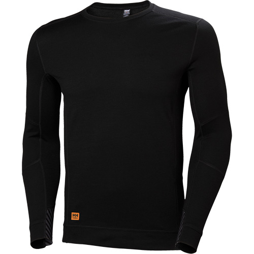 Maillot thermique &agrave; col rond &eacute;vacuant l'humidit&eacute; Lifa Max, Hommes, 2T-Grand, Noir We Share Industrial Supply