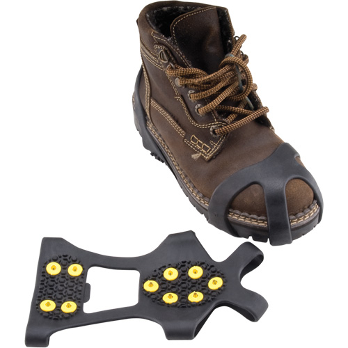Semelles antid&eacute;rapantes et anti&eacute;tincelles pour la glace, Laiton, Traction Crampon, Moyen We Share Industrial Supply