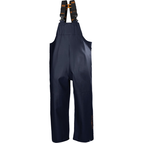 Pantalons &agrave; bavette imperm&eacute;ables Gale, Moyen, Polyester, Bleu marine We Share Industrial Supply