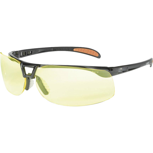 Prot&eacute;g&eacute; Safety Glasses with HydroShield Lenses, Amber Lens, Anti-Fog/Anti-Scratch, ANSI Z87+ We Share Industrial Supply