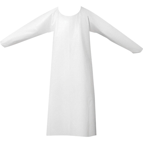 CoverMe Gowns, One Size, White, Polyurethane We Share Industrial Supply