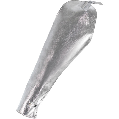 Manches r&eacute;sistant &agrave; la chaleur pour soudeur, 24", Kevlar aluminis&eacute;, Argent We Share Industrial Supply