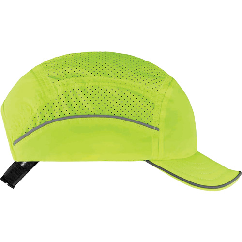 Skullerz&reg; 8955 Lightweight Bump Cap Hat, High Visibility Lime Green We Share Industrial Supply