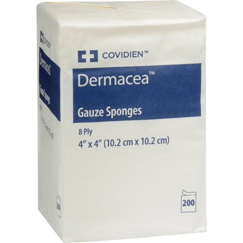 &eacute;ponges de gaze, Tampon, 4" lo x 4" la, Dispositif m&eacute;dical Non m&eacute;dical We Share Industrial Supply