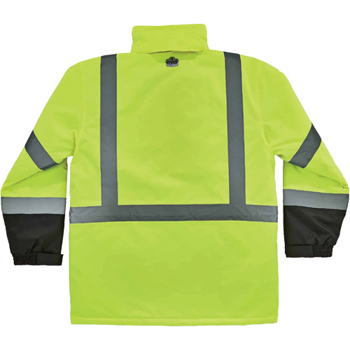 GloWear&reg; 8384 Type R Thermal Parka, High Visibility Lime-Yellow, Large We Share Industrial Supply