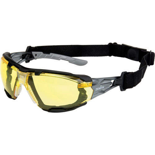 Lunettes de s&eacute;curit&eacute; s&eacute;rie Z2900 avec joint en mousse, Lentille Ambr&eacute;e, Anti-&eacute;gratignures, ANSI Z87+/R&eacute;pond ou surpasse la norme CSA Z94.3 We Share Industrial Supply