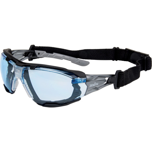Z2900 Series Safety Glasses with Foam Gasket, Blue Lens, Anti-Scratch, ANSI Z87+/Meets/Exceeds CSA Z94.3 We Share Industrial Supply