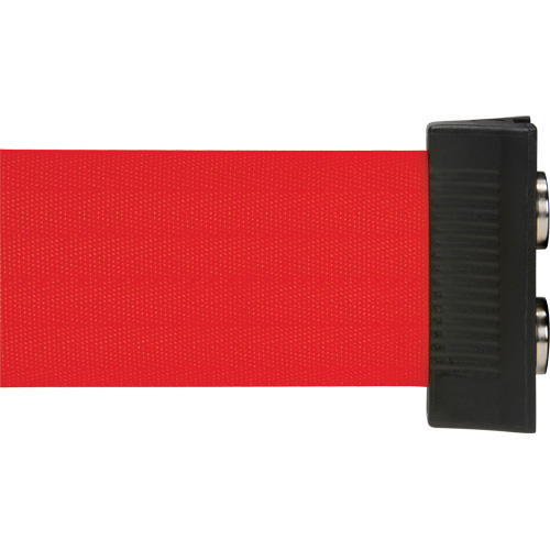 Cassette de ruban magn&eacute;tique pour barri&egrave;re de contr&ocirc;le des foules personnalis&eacute;e, 7', Ruban Rouge We Share Industrial Supply