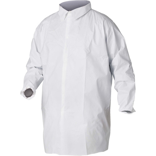 Sarraus de laboratoire KleenGuard A20, SMS, Blanc, Petit We Share Industrial Supply