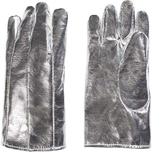 Gants r&eacute;sistants &agrave; la chaleur, Aluminis&eacute;/Kevlar, Taille unique, Prot&egrave;ge jusqu'&agrave; 800° F (426.66° C) We Share Industrial Supply