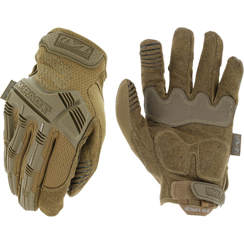 Gants antichocs tactiques Coyote M-Pact, 8, Paume en Synth&eacute;tique, Poignet Boucle et crochet We Share Industrial Supply