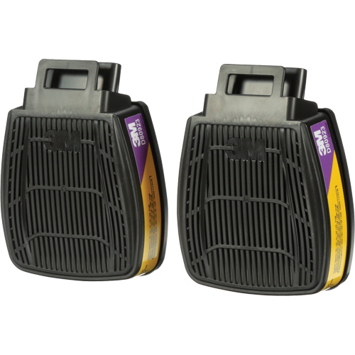 Cartouche & filtre pour respirateur Secure Click, Combinaison cartouche et filtre contre les particules pour gaz/vapeurs, Vapeurs organiques/Gaz acides/P100 We Share Industrial Supply