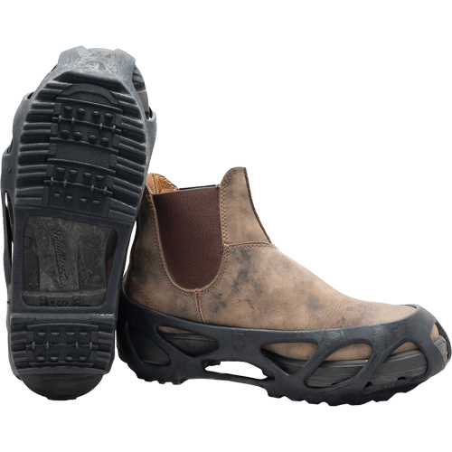 Couvre-chaussures antid&eacute;rapants Slk Grip, &eacute;lastom&egrave;re thermoplastique, Traction Crampon, Petit We Share Industrial Supply